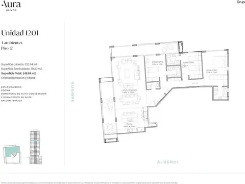Rawson 2700  esq Alberdi