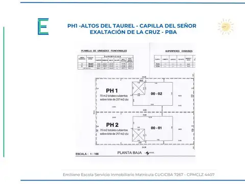 Altos del Taurel, Capilla del Señor, Exaltación de la Cruz , Piso 0