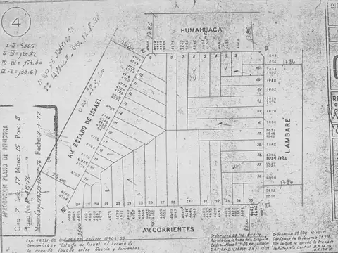 Terreno en Venta en Almagro, USD 2.500.000