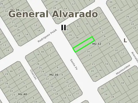 Terreno en Venta en Miramar, USD 12.000