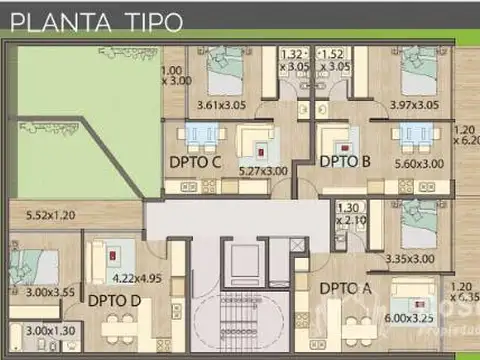 Departamento en Venta de 1 dormitorio