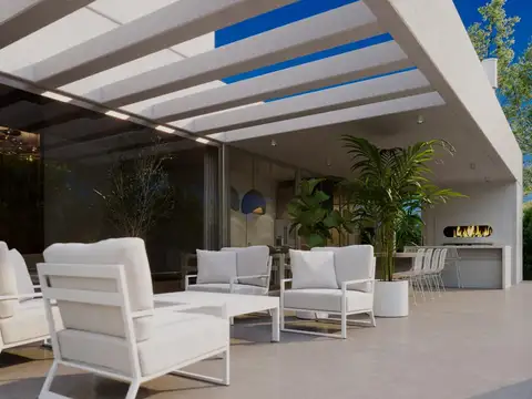 VENTA: Casa de tres dormitorios y galería en Barrio Vida, Funes