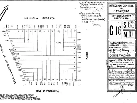 Terreno en venta en Villa Urquiza - USAB 2 -