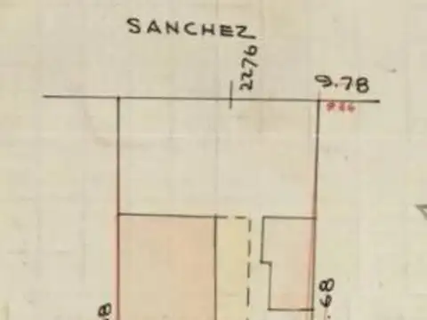 Terreno en Venta 20  mts Fondo