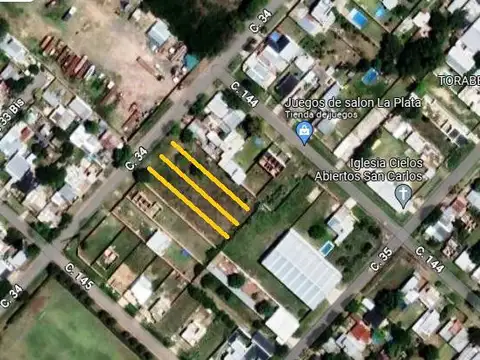 Terreno en Venta 60  mts Fondo