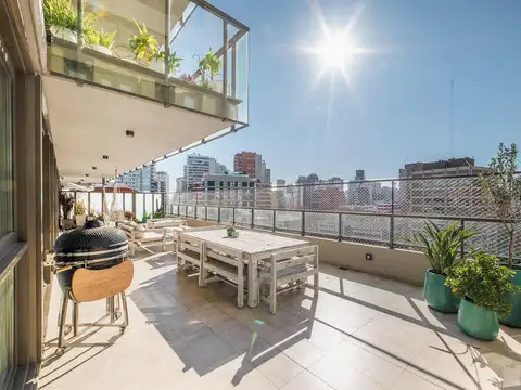 Venta- Torres Weik- Excelente 3 amb. con gran terraza frente