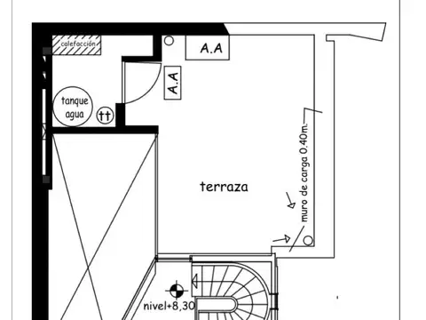 Oficina 4 ambientes con 3 baños