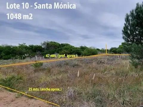 Terreno en Venta 25  mts Frente