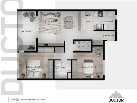 Departamento en Venta de 2 dormitorios