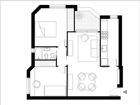 Departamento en Alquiler de 2 dormitorios