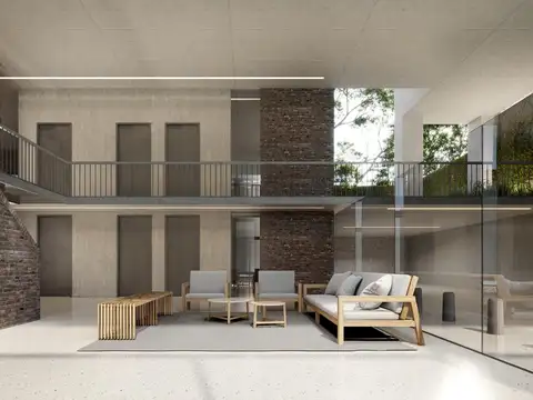 Departamento 2 ambientes con 2 baños