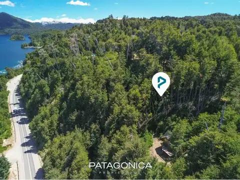 VENTA Terreno con Vista Plena al Lago de 455m2 con en Villa Correntoso, Villa La Angostura