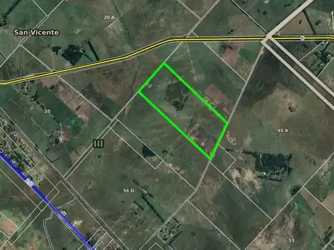 CAMPO EN VENTA EN SAN VICENTE RUTA 6