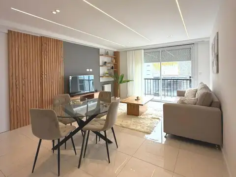 Centro  - Santa Fé 1601 - 3 amb. al frente,  balcón corrido, totalmente reciclado.- AMOBLADO Y EQUIPADO