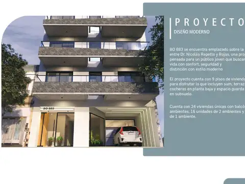 Departamento en Venta de 1 dormitorio