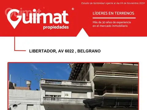 Libertador Av. al 6000