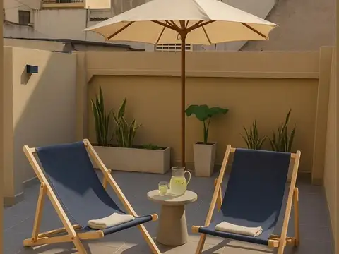 VENTA DEPTO. 3 AMB. CON PATIO ÚNICO EN PALERMO