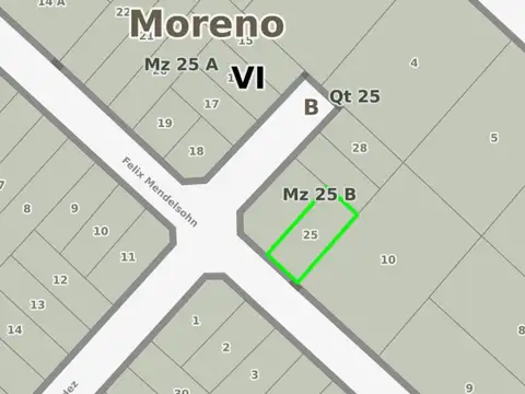 Terreno en Venta en Paso Del Rey, USD 39.000