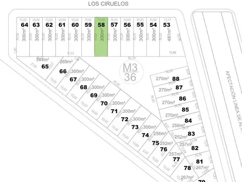 Terreno en Venta de 270,0 m2