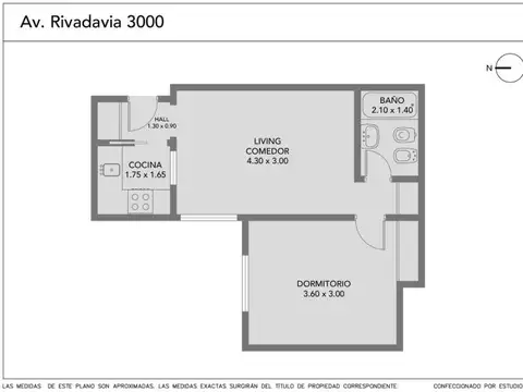 Departamento en Venta de 2 ambientes