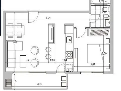 Departamento en Venta en Tigre Centro, USD 88.810