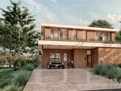 Casa en construcción en Carpinchos, Nordelta