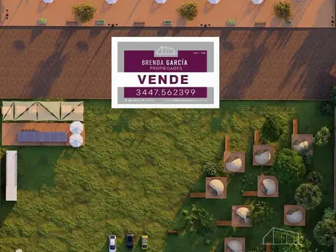 Terreno en Venta 50  mts Fondo