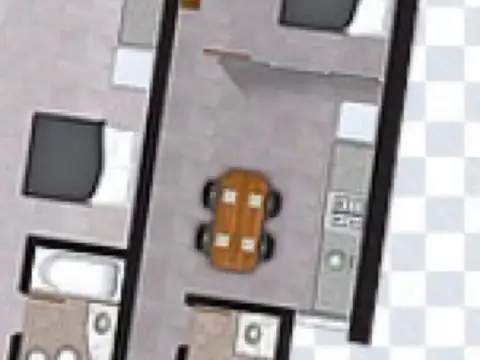 Departamento monoambiente alquiler con pileta