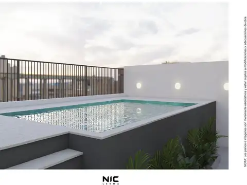 Departamento Monoambiente con 1 baño