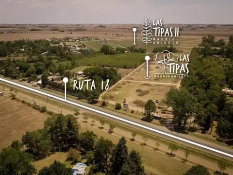 Lote 300 m2 - Barrio las Tipas 2 - Ruta 18km 11.5L