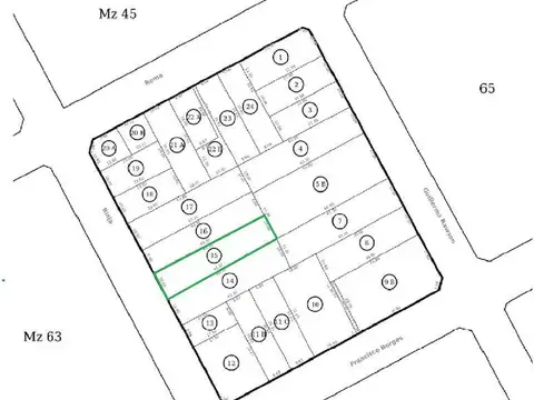 Terreno en Venta en Olivos Vias/Maipu, USD 415.000