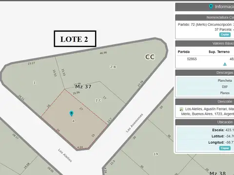 VENTA - LOTE SOBRE RUTA 40 - LOCALES + DEPARTAMENTOS