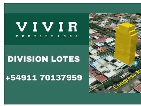 Terreno en Venta de 764,0 m2