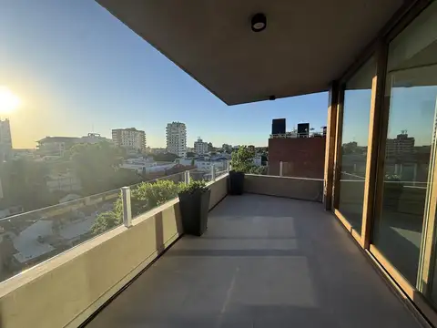 Departamento Vizion Parque 2 en alquiler con balcón terraza y cochera  a estrenar