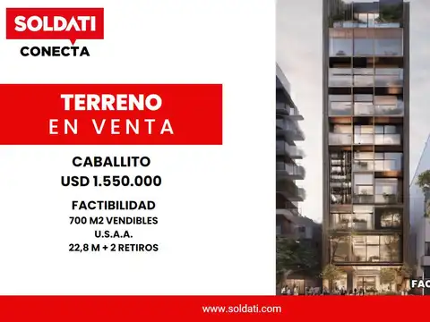 Terreno en Venta sobre la calle Yerbal - Con Planos Aprobados código viejo - Caballito