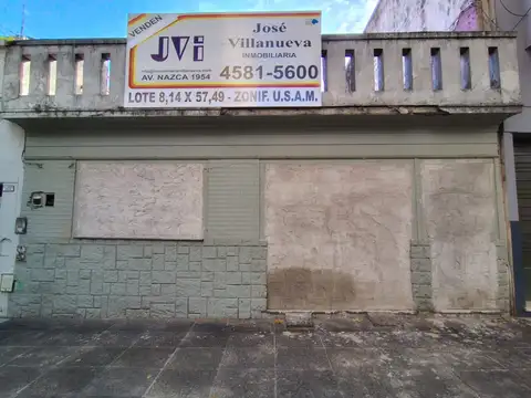 REGIA UBICACION A MTS AV. NAZCA – EN LOTE 468 m2 - ZONIF USAM