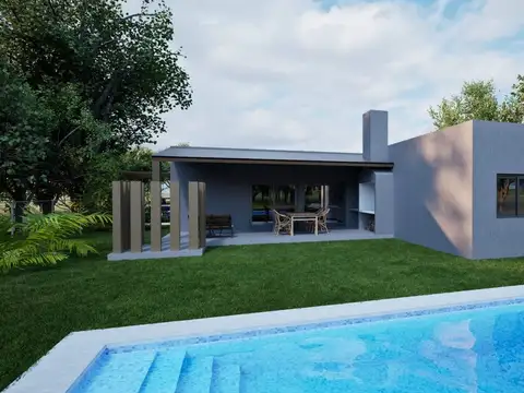 Casa 4 ambientes con 2 baños