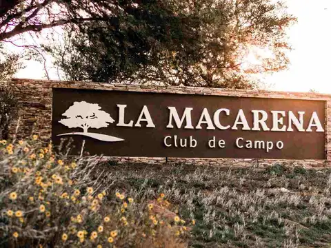 Terreno en La Macarena Club de Campo - Toay