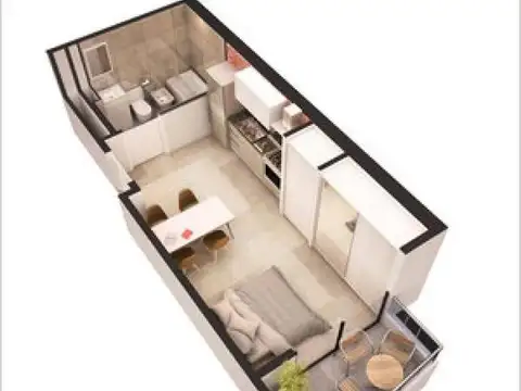 Departamento en Venta de Monoambiente