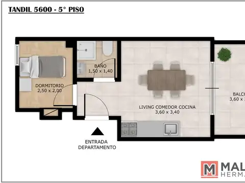 Tandil 5644 , Piso 5