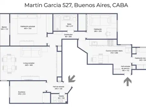 Av. Martín García 500, Piso 6