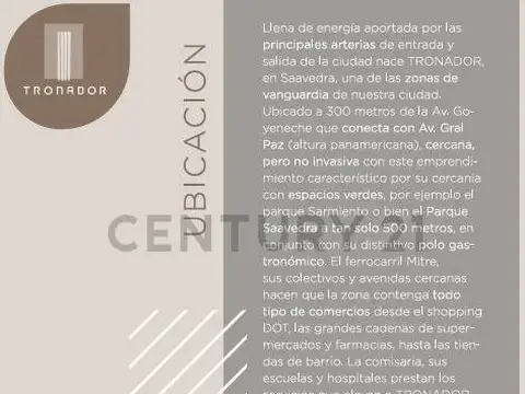 Departamento en Venta en Saavedra, USD 94.600