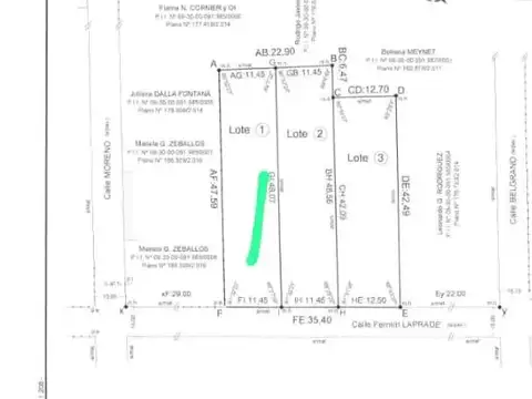 Terreno en Venta en San Carlos Norte, USD 27.000