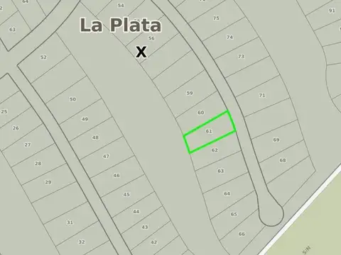 Terreno en Venta de 1405,0 m2