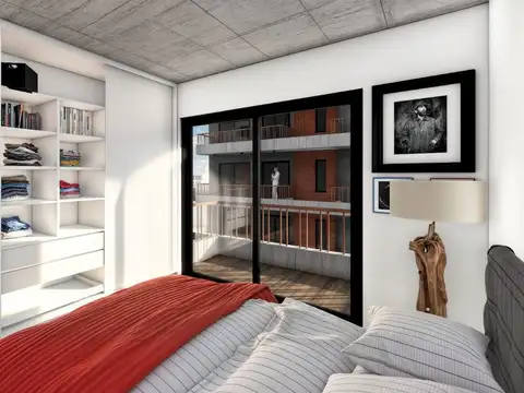 Departamento 2 ambientes con 1 baño