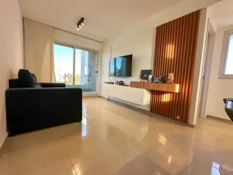 Venta departamento 1 dormitorio con balcón, cochera y amenities barrio Refinería, Rosario