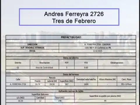 Terreno en Venta, FOT 3