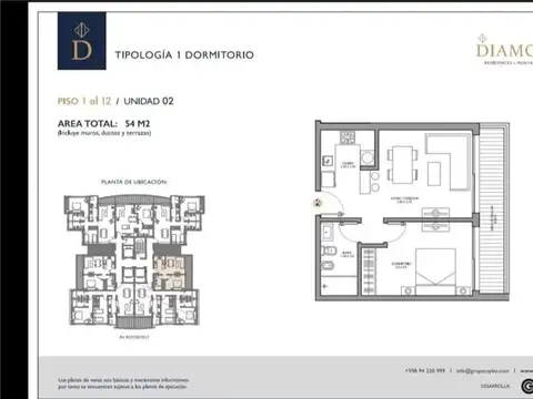 DEPARTAMENTO 2 AMBIENTES - ROOSEVELT, PUNTA DEL ESTE