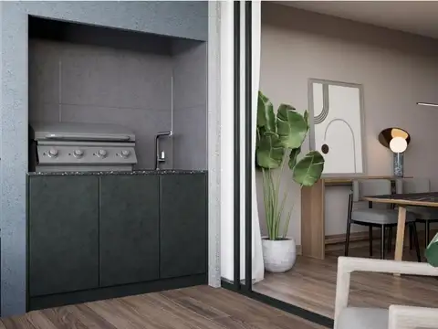 Departamento 2 ambientes con 1 baño