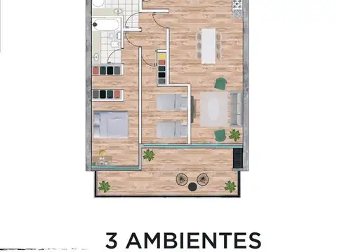 Departamento en Venta Apto profesional